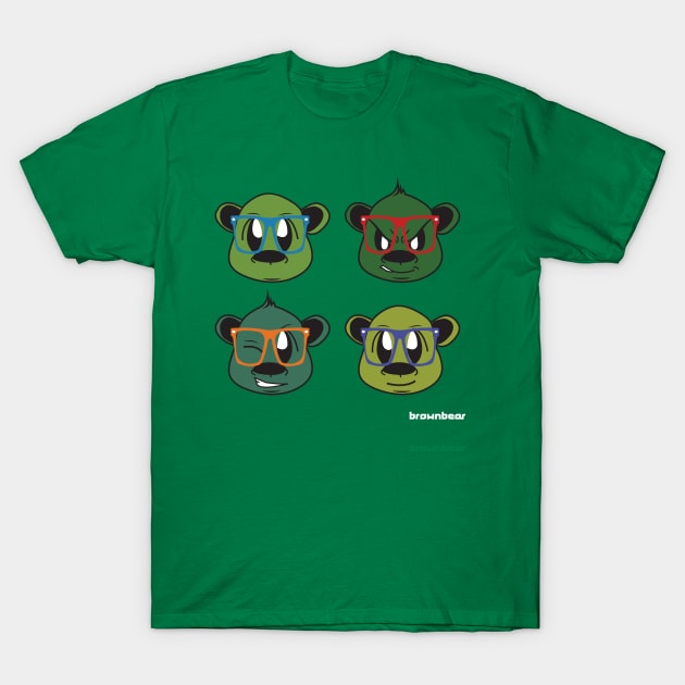 Teenage Mutant Ninja Turtle Bears! T-Shirt by Santilu